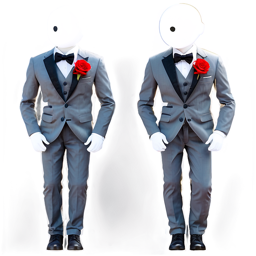 Man In Tuxedo Suit Png 05242024 PNG