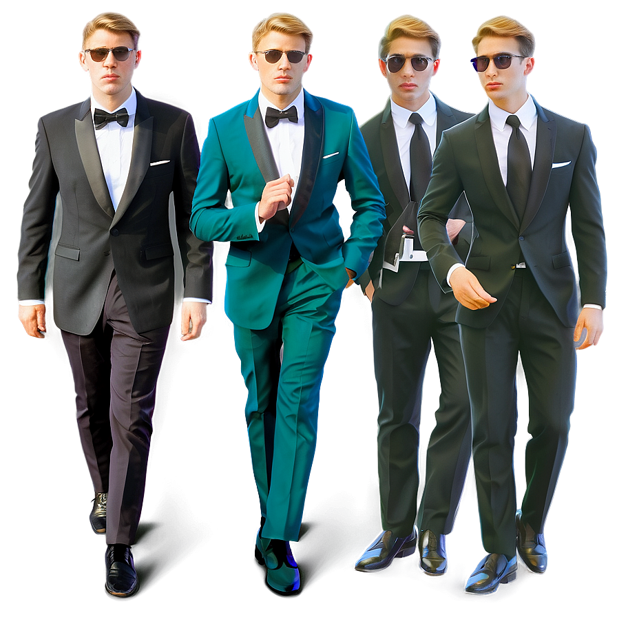 Man In Tuxedo Suit Png Hao PNG