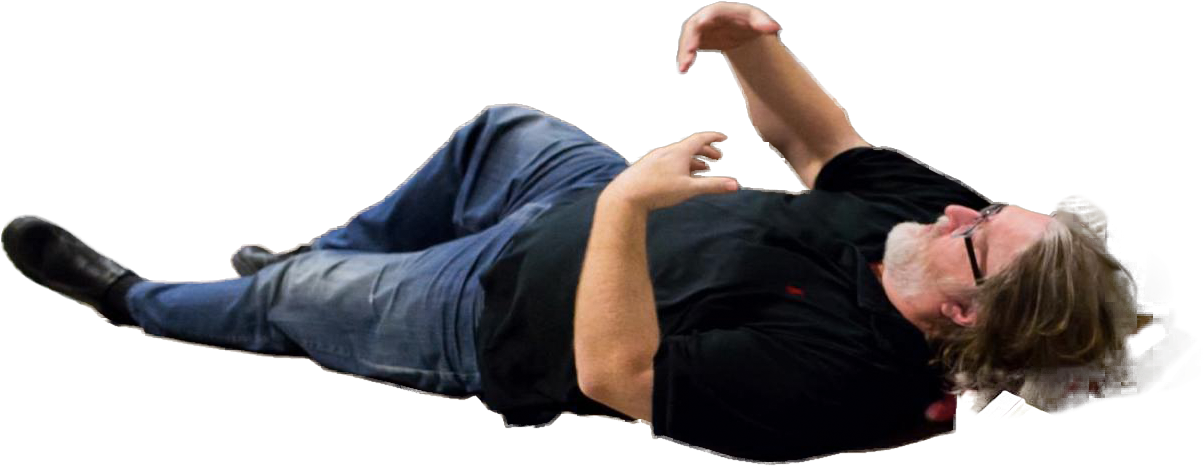 Man Lying On Side Pose PNG