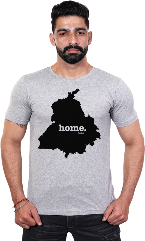 Man Modeling Punjab Home Tshirt PNG