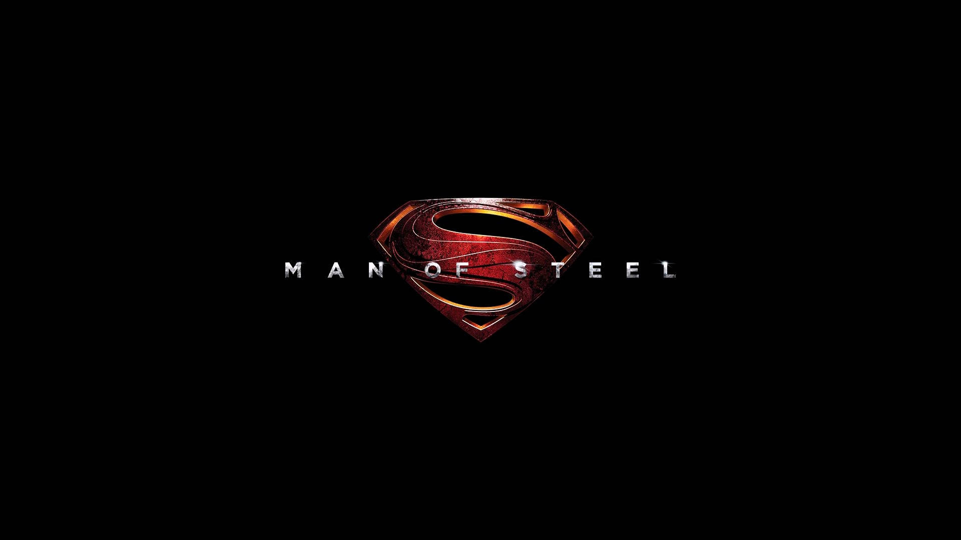 Mannaus Stahl Auf Superman-logo Wallpaper