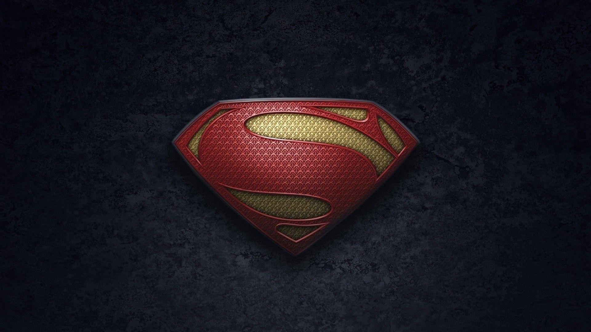 Man Of Steel Superman Symbol Iphone Wallpaper