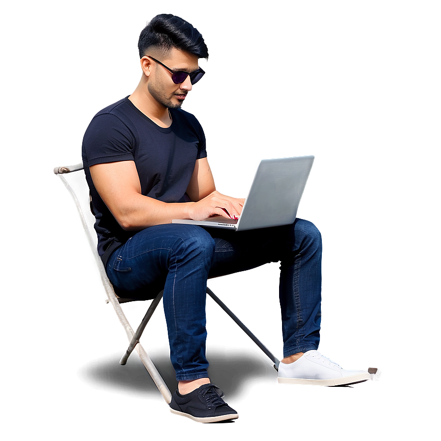 Man On Laptop Png 88 PNG