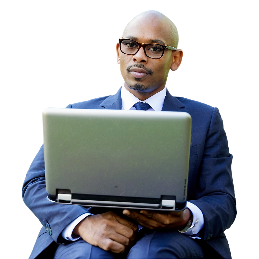 Man On Laptop Png Byt95 PNG