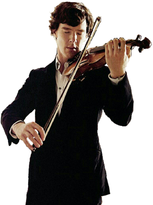 Man Playing Violin PNG