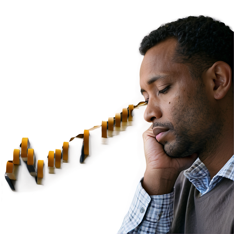 Man Pondering Life Png 06262024 PNG