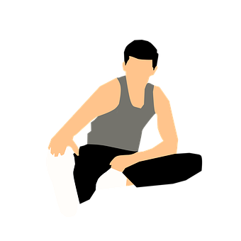 Man Putting On Socks PNG