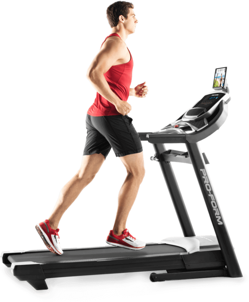 Download Man Runningon Treadmill | Wallpapers.com