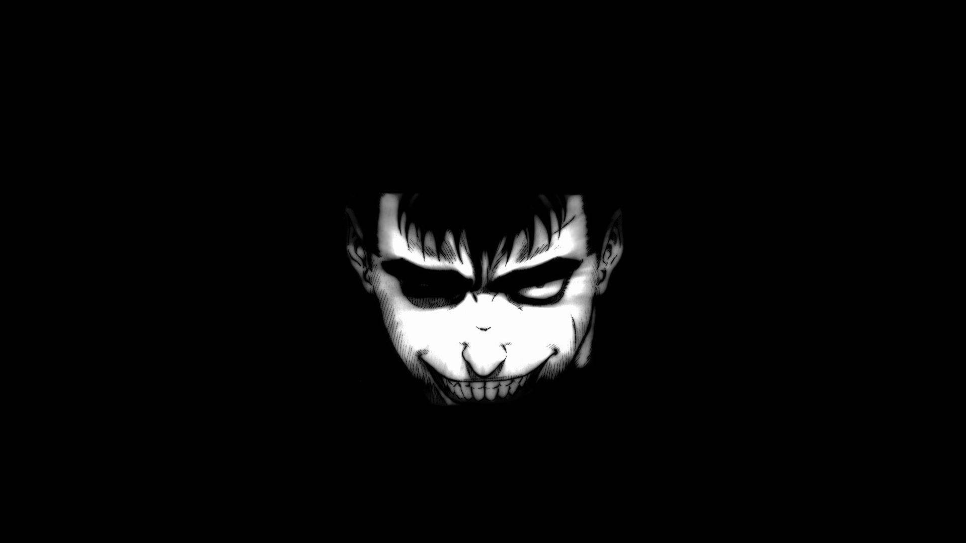 iPhone6papers.com | iPhone 6 wallpaper | bf23-horror-scary-face-dark -anime-eye-art