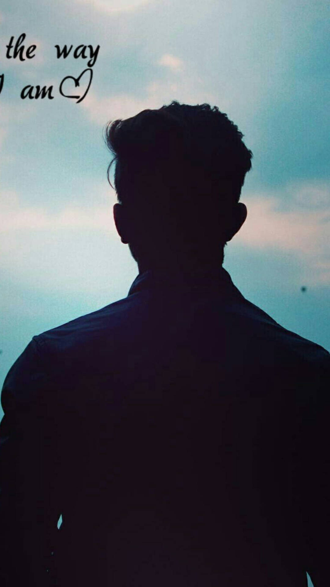 Man Silhouette Portrait Instagram Profile Wallpaper