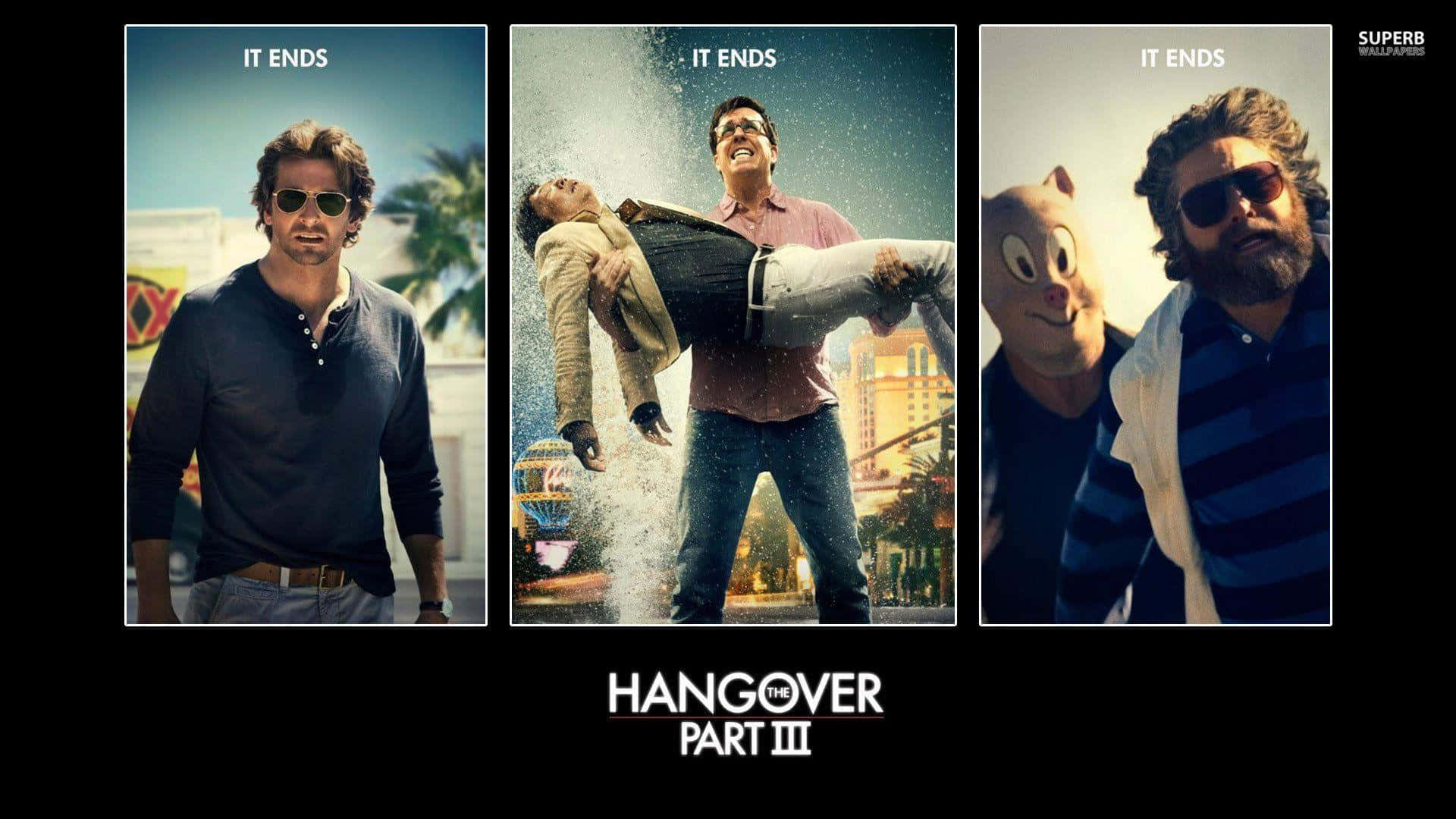 Man Suffering From Hangover In Bed Wallpaper