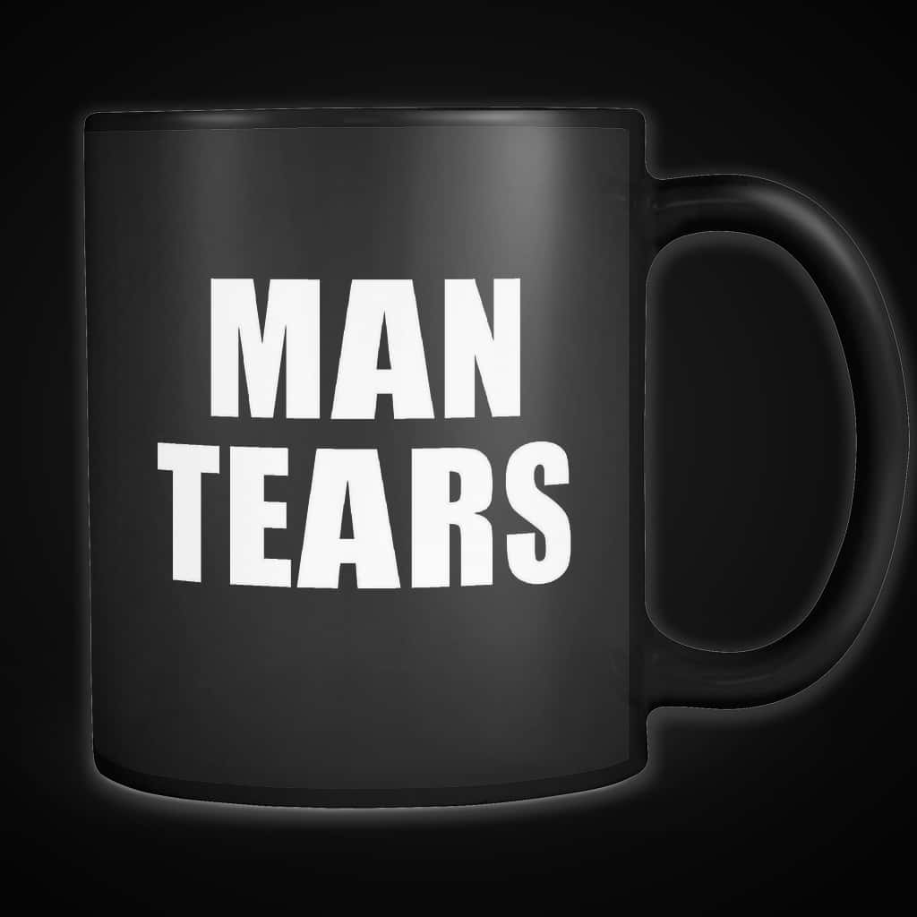 Man Tears Mug Image PNG