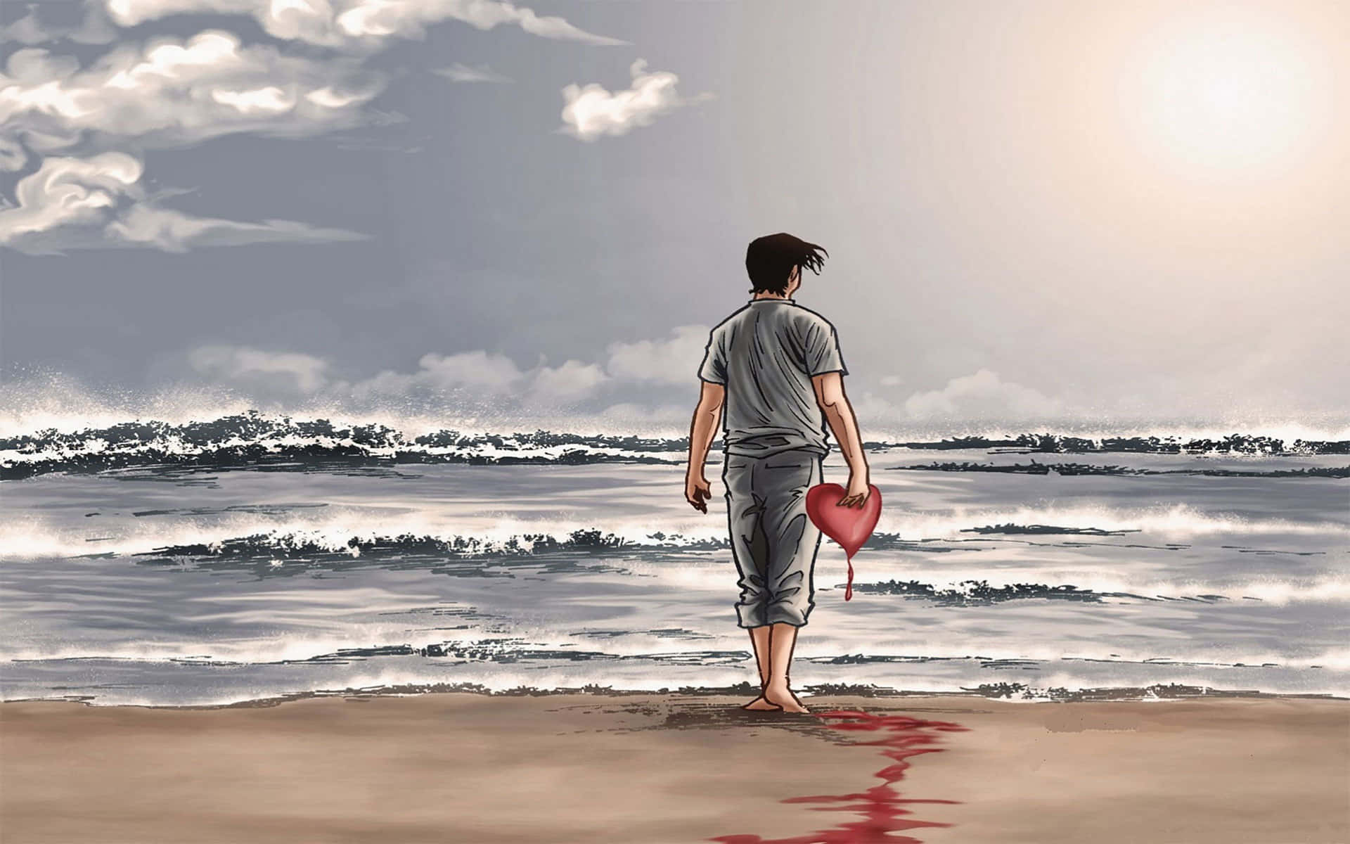 heart touching sad wallpapers