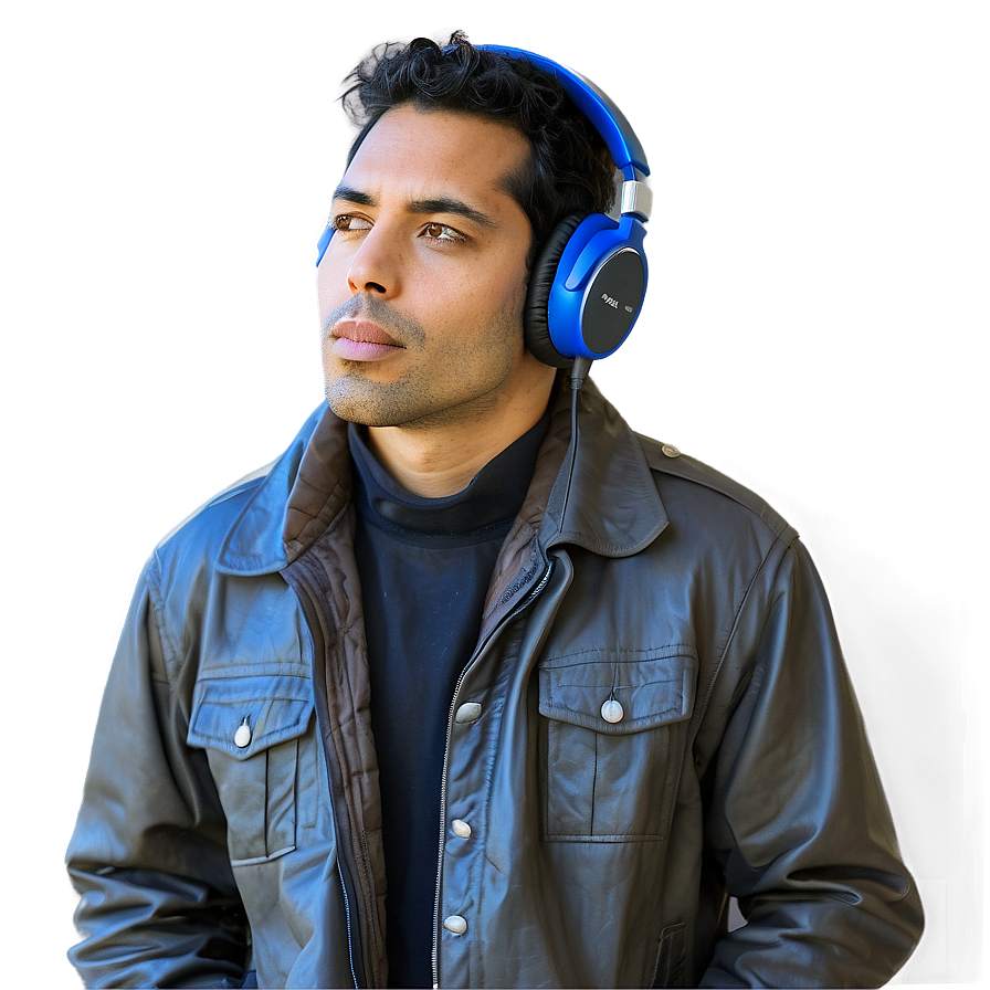 Man With Headphones Png Kia PNG