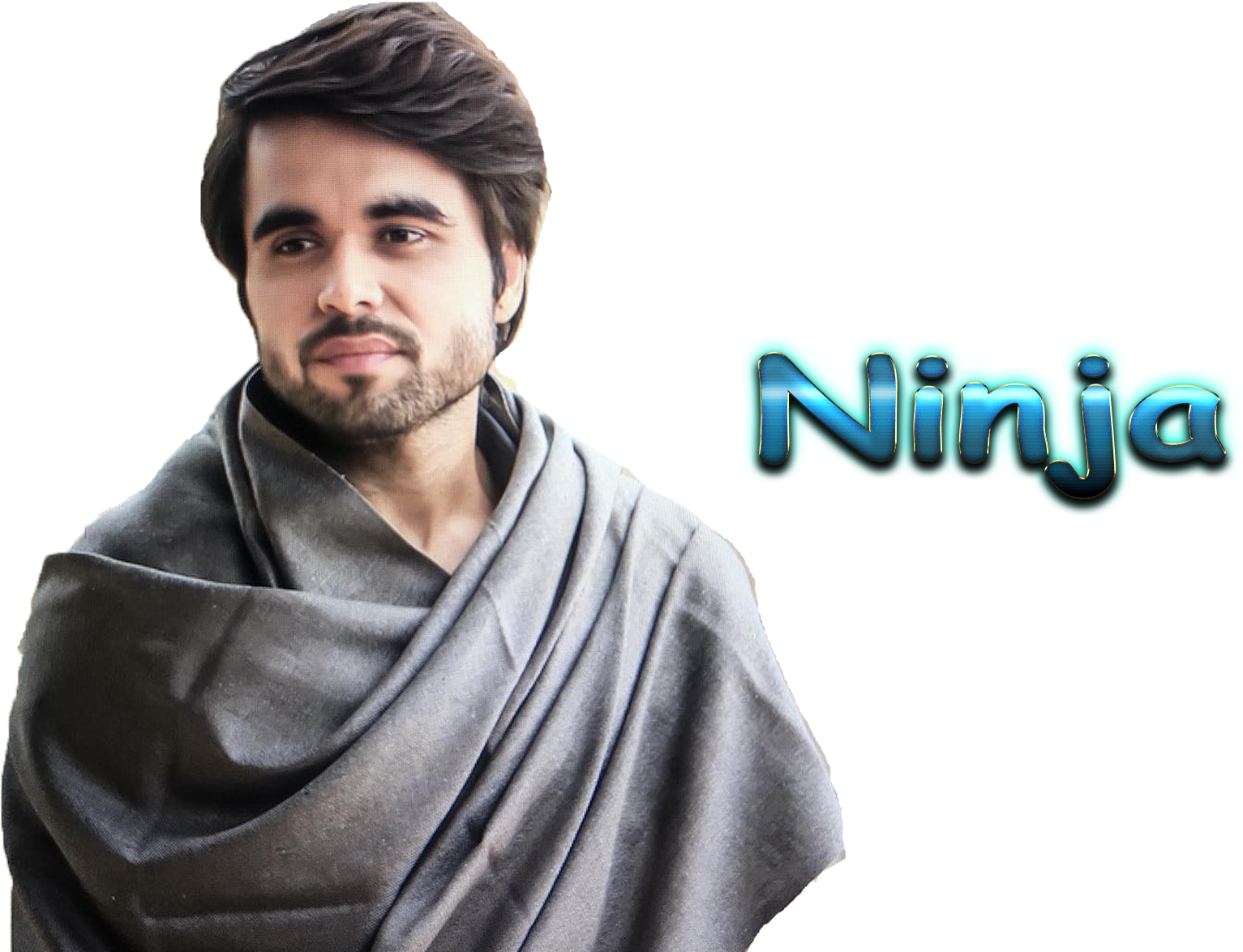 Man Wrappedin Blanket Ninja PNG