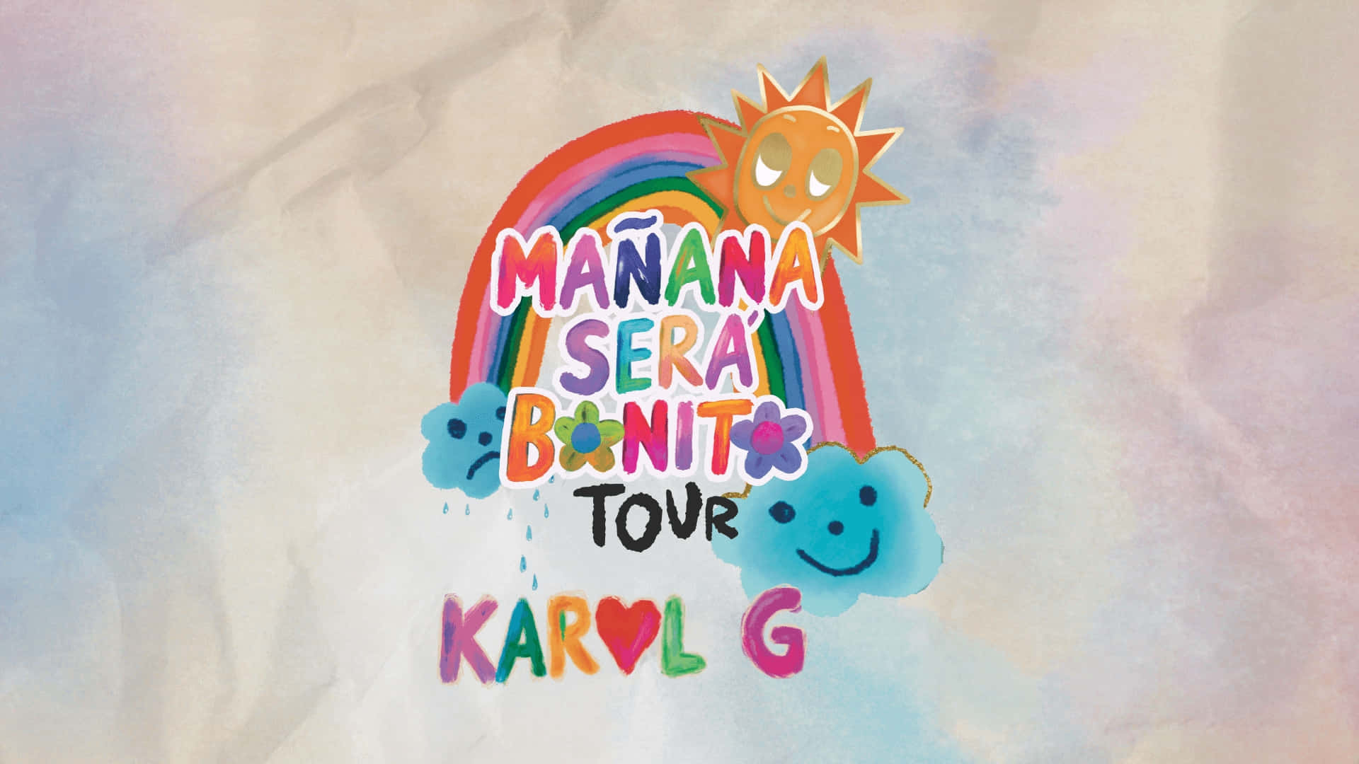 Manana Sera Bonito Tour Promotional Artwork Wallpaper