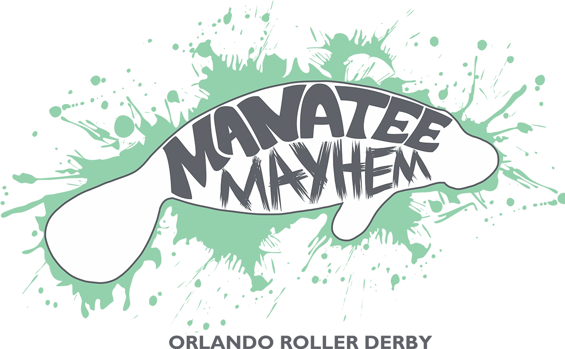 Manatee Mayhem Orlando Roller Derby PNG