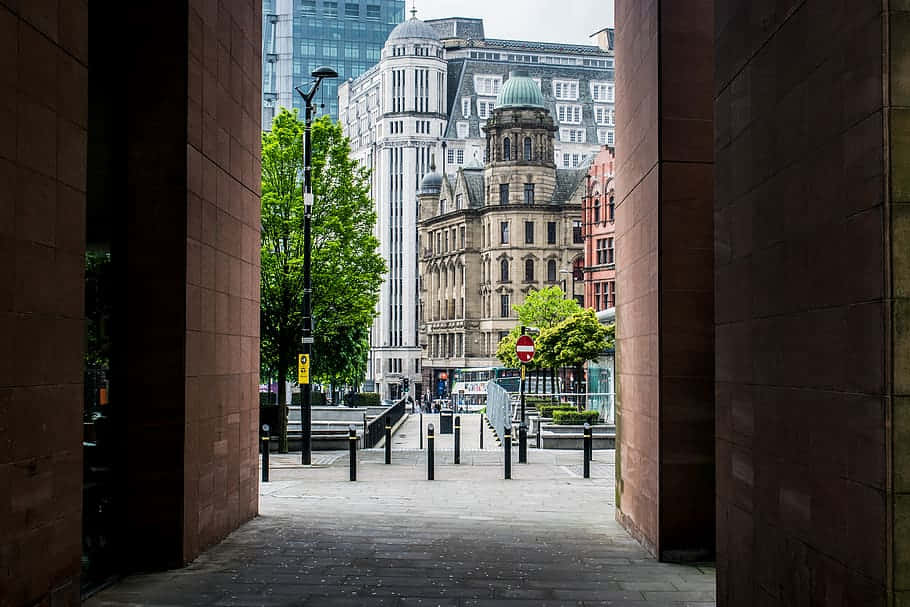 Manchester Architectural Contrast Wallpaper