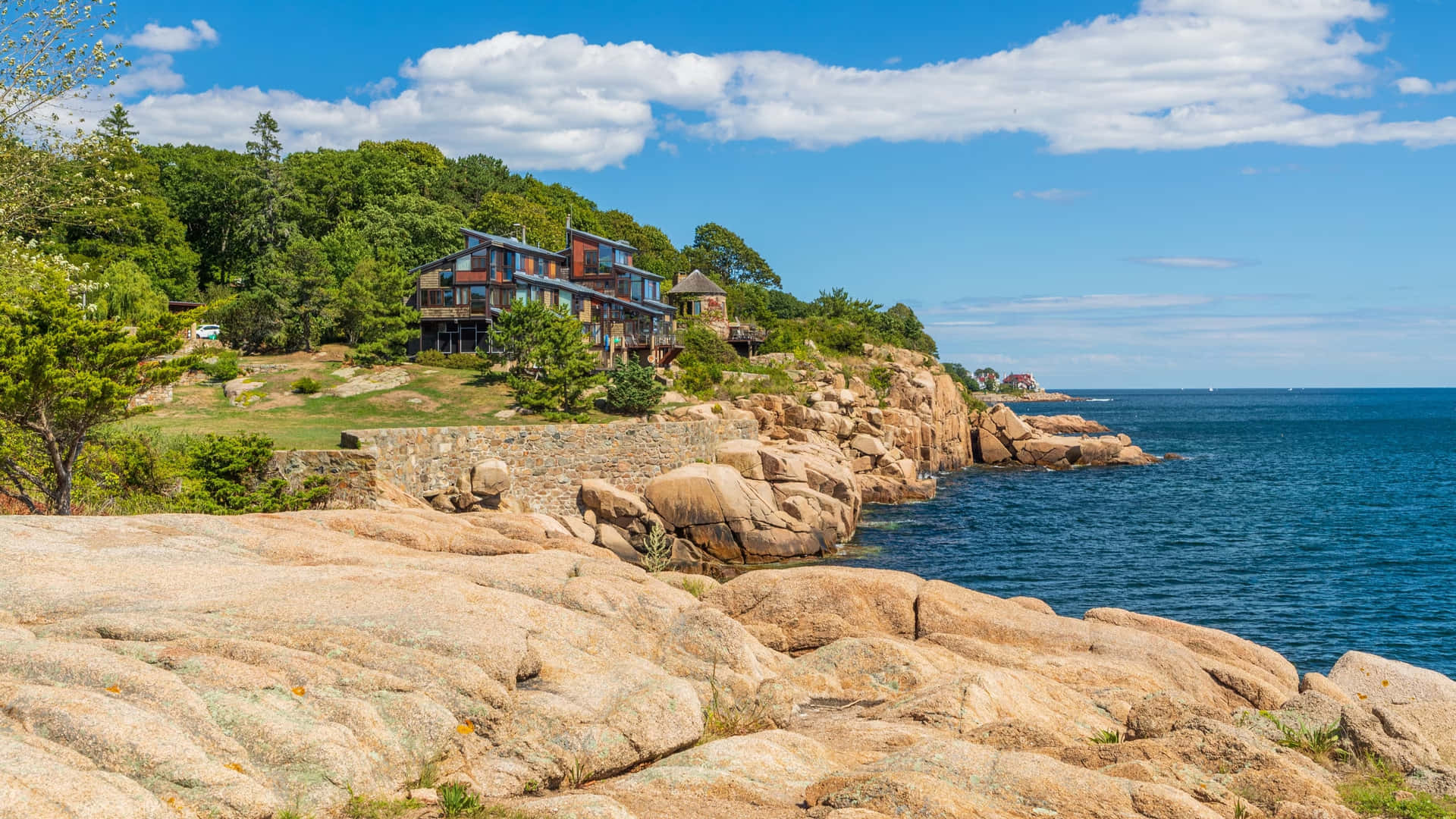 Maison Côtière De Manchester By The Sea Fond d'écran