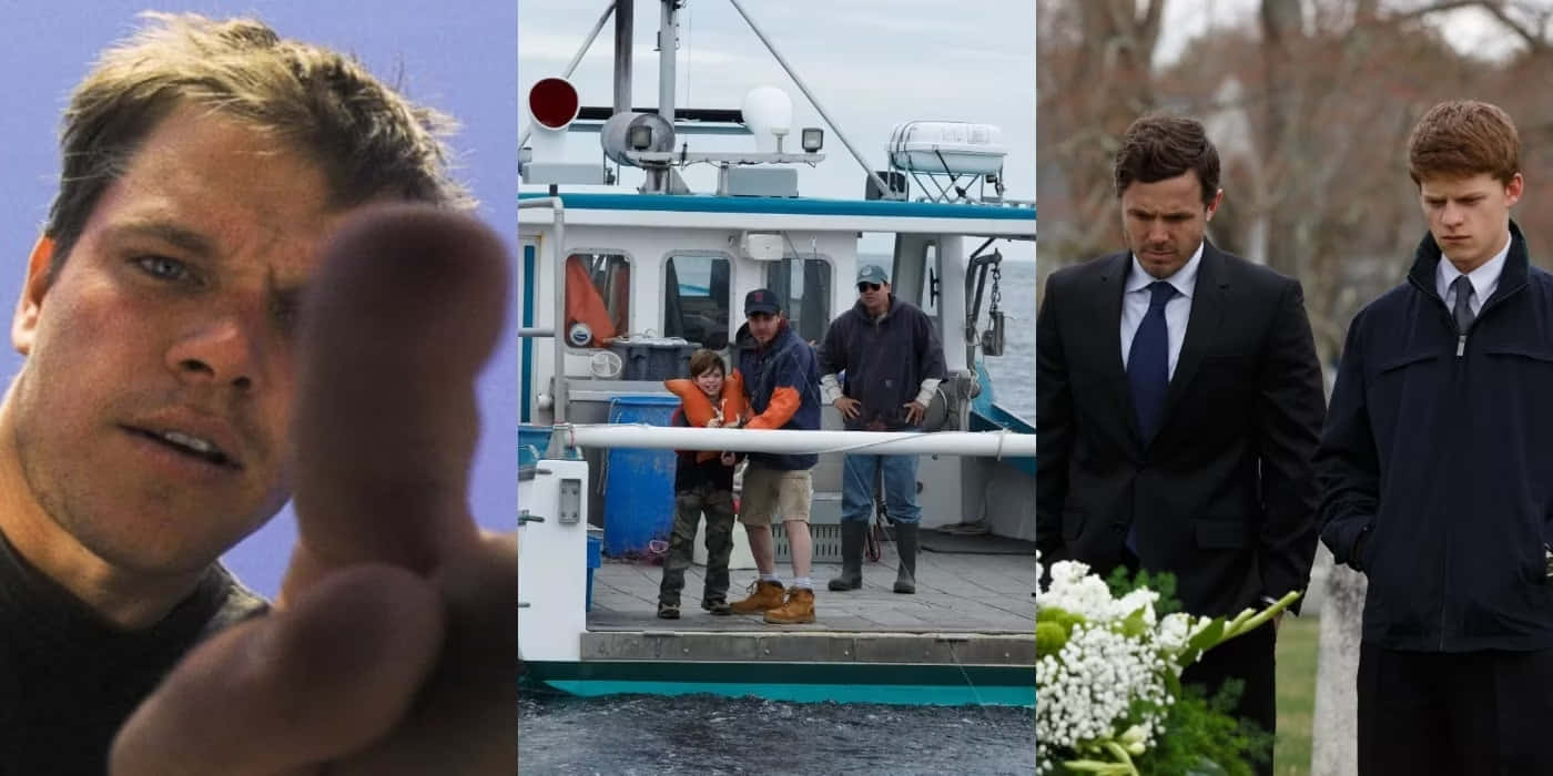 Manchester By The Sea Collage Achtergrond