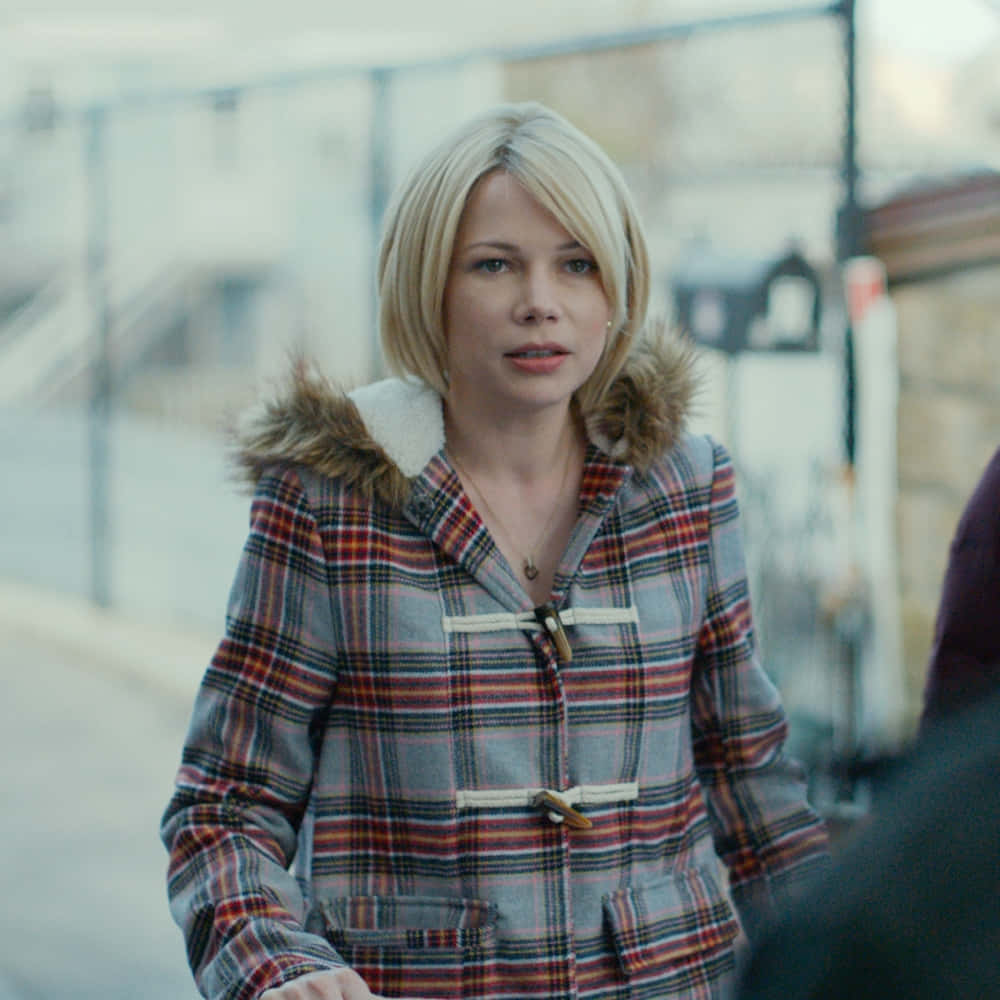 Manchester By The Sea Bezorgde Vrouw Scène Achtergrond