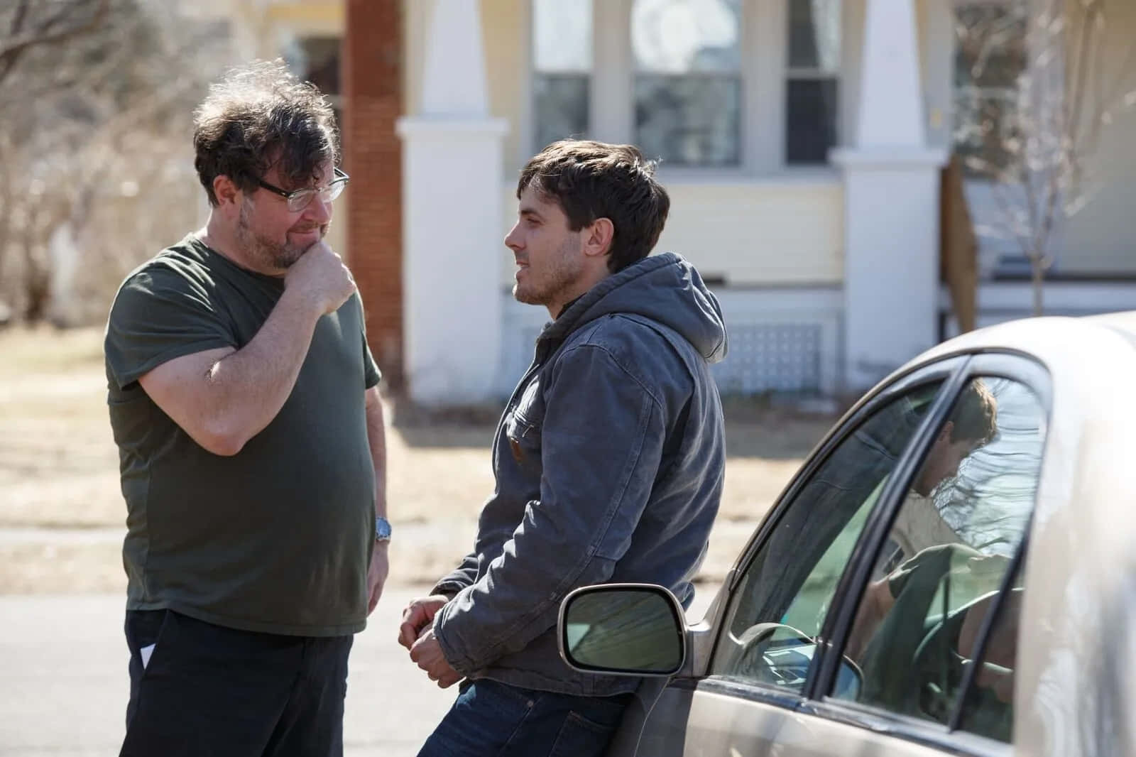 Manchester By The Sea Gesprek Scène Achtergrond