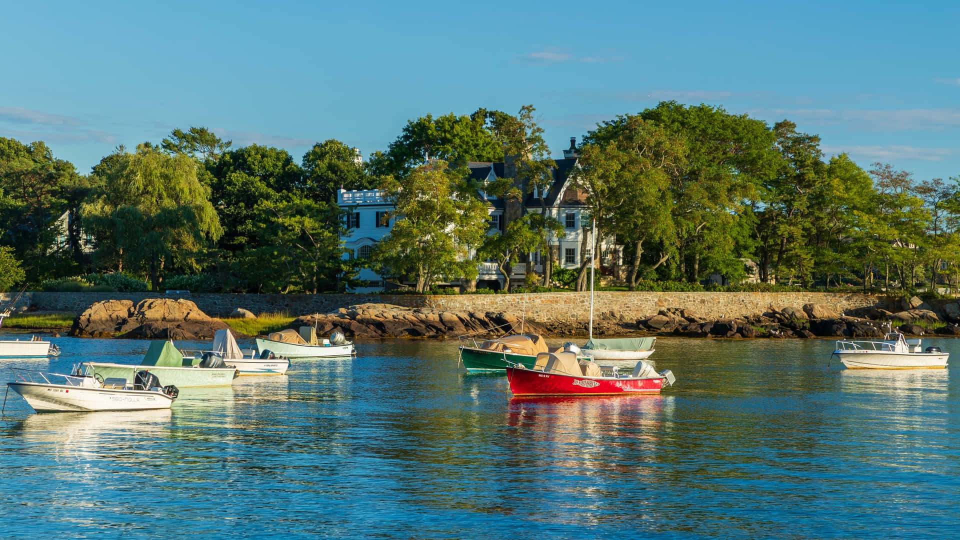 Scénario De Marina À Manchester By The Sea Fond d'écran