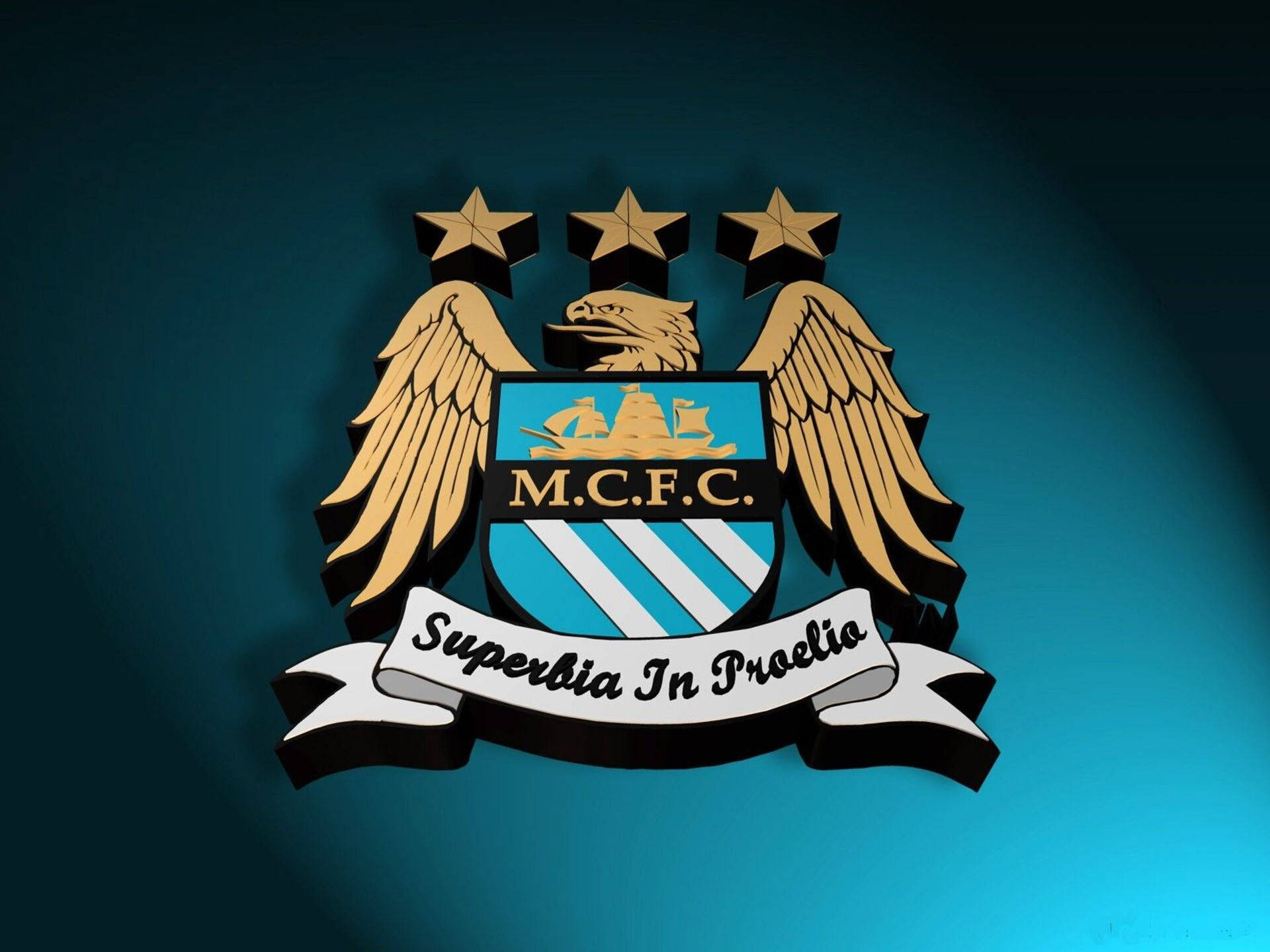 Manchester City Football Club: Champions of Europe Wallpaper