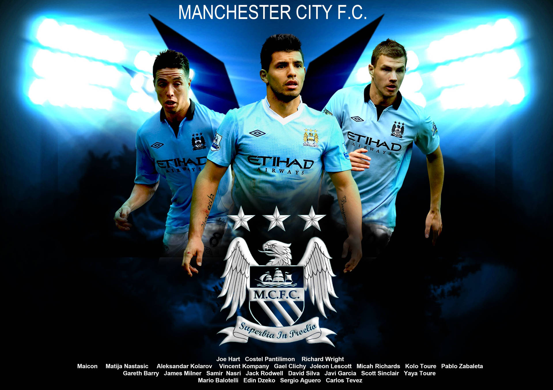 Manchester City 4k Football Club Background