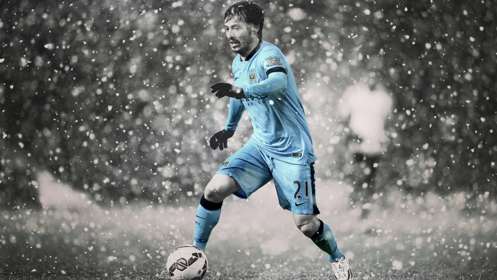 Manchester City David Silva Ball
