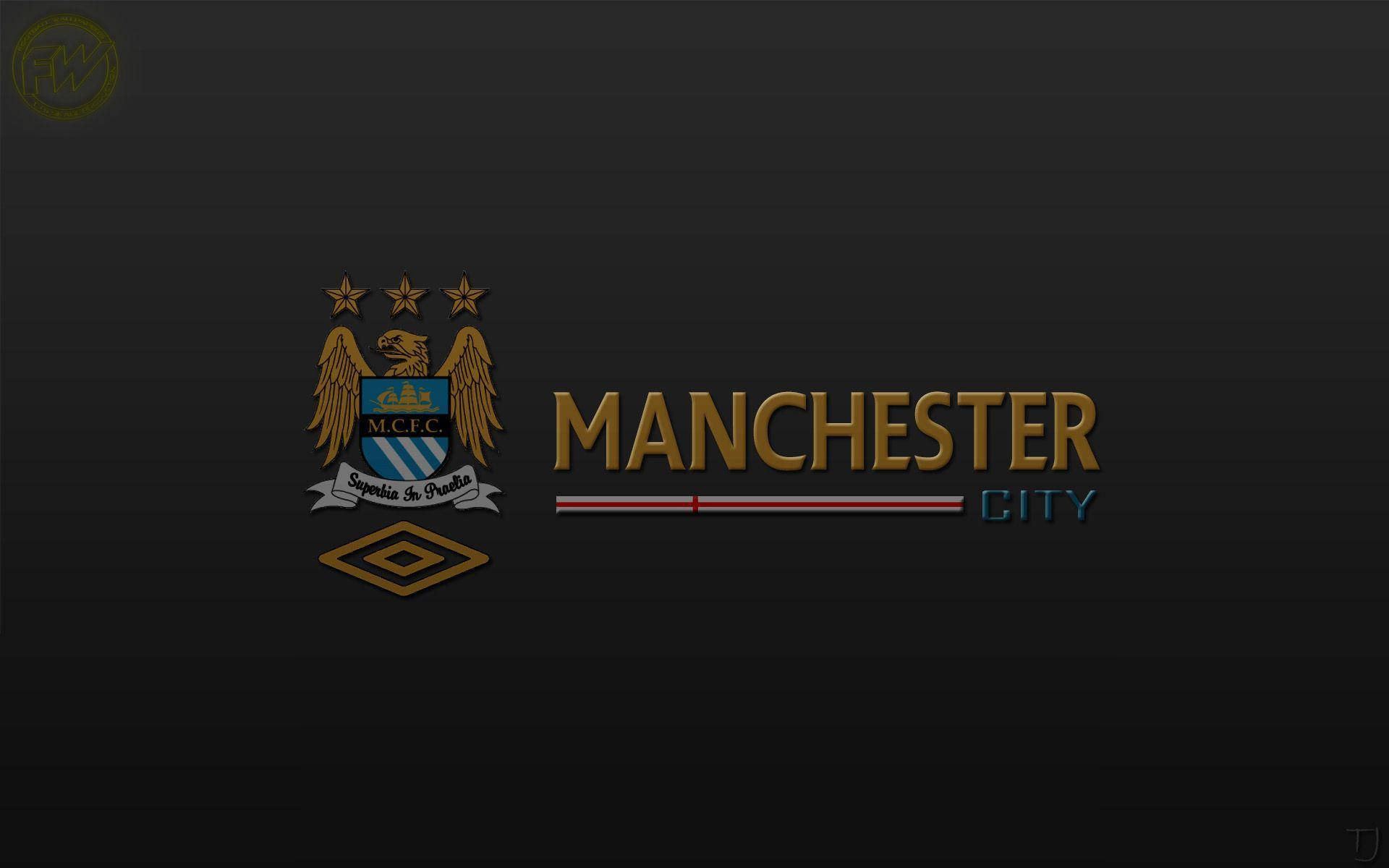 Manchester City Fc Black Desktop Background
