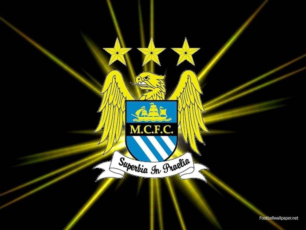 Manchester City Fc Players In Action Wallpaper
