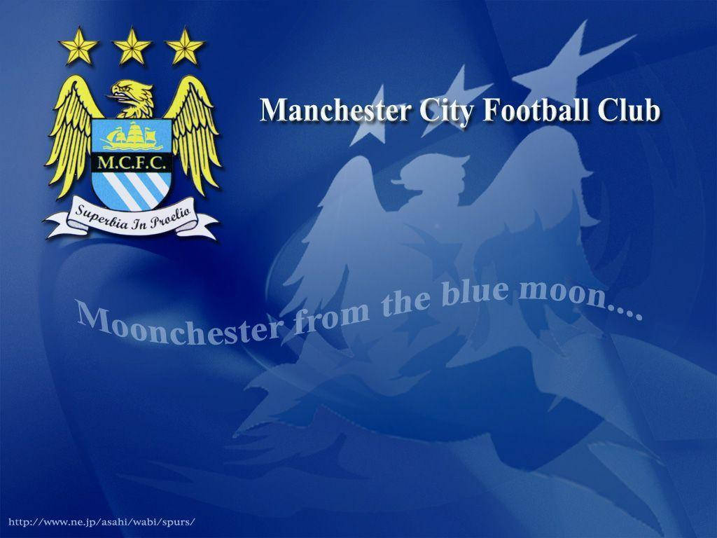 Manchester City Fc Raising The Trophy Wallpaper
