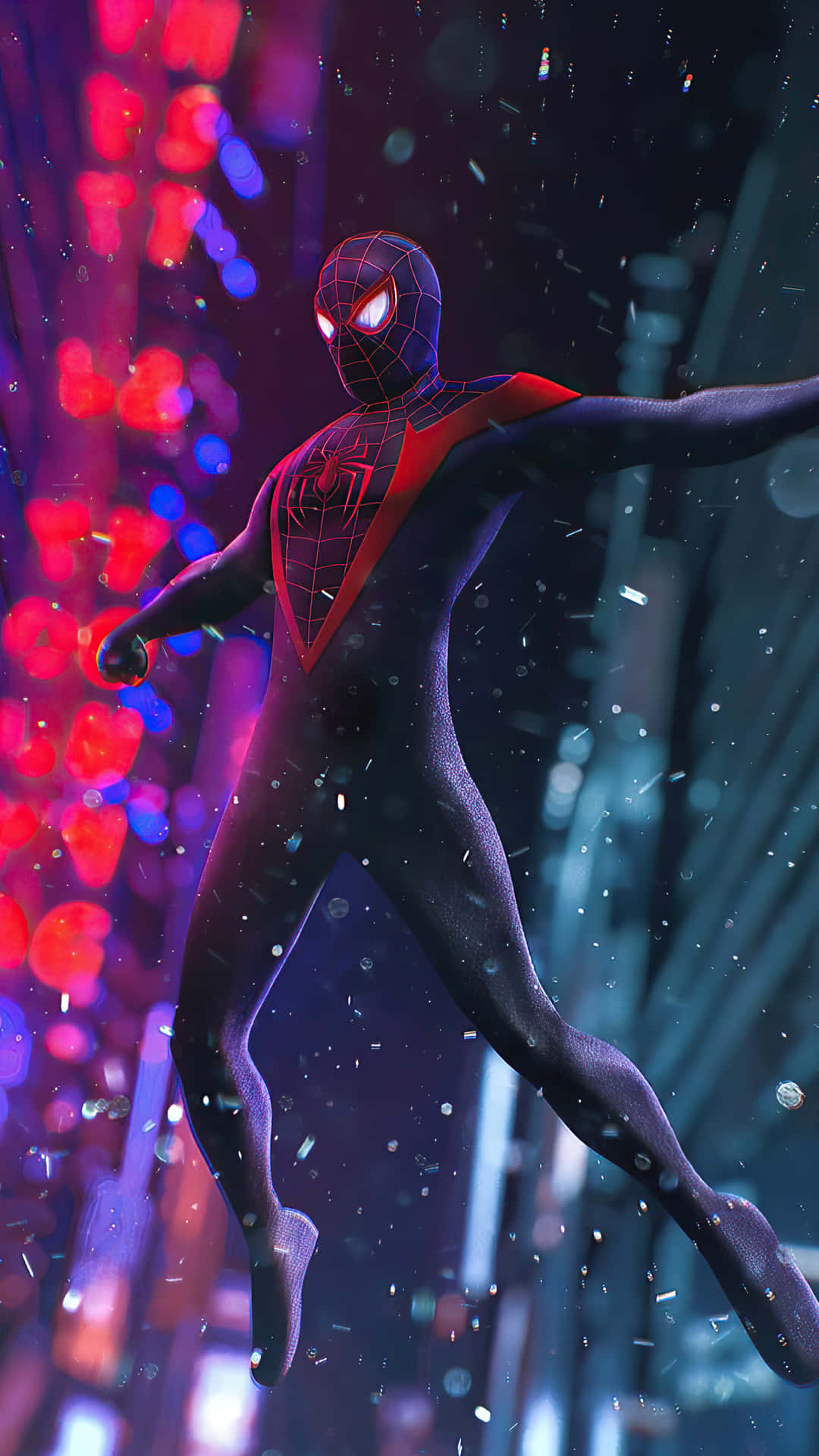 Spiderman I Spindelns Nät Hd-bakgrundsbild Wallpaper