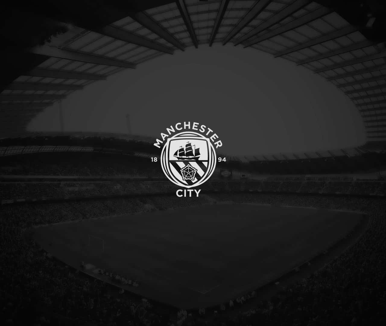 Stödde Blå Med Manchester City Iphone Wallpaper