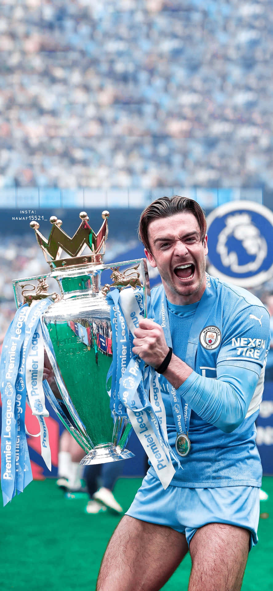 Billede Manchester City Iphone - En kraftig måde at vise loyalitet Wallpaper