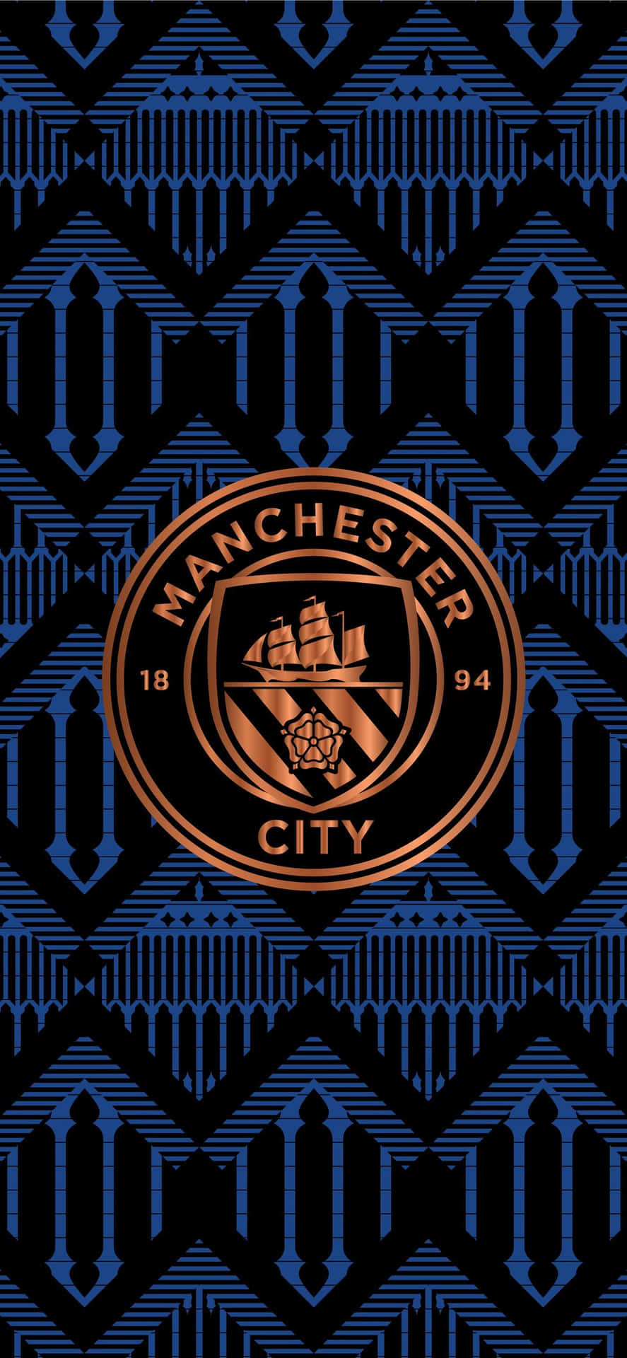 Manchester City Badge Iphone Wallpaper