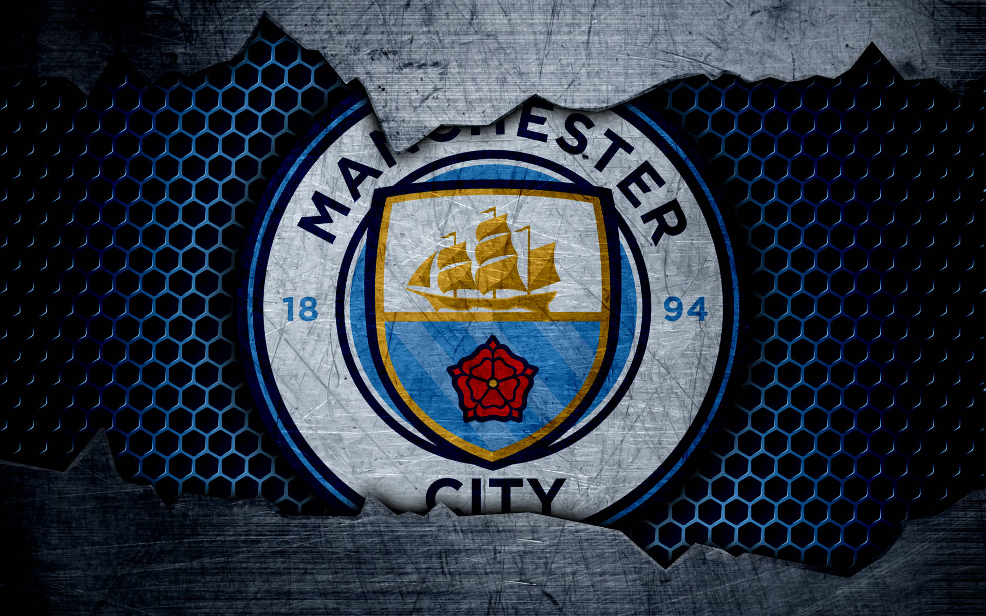 Manchester City Team In High Resolution Wallpaper