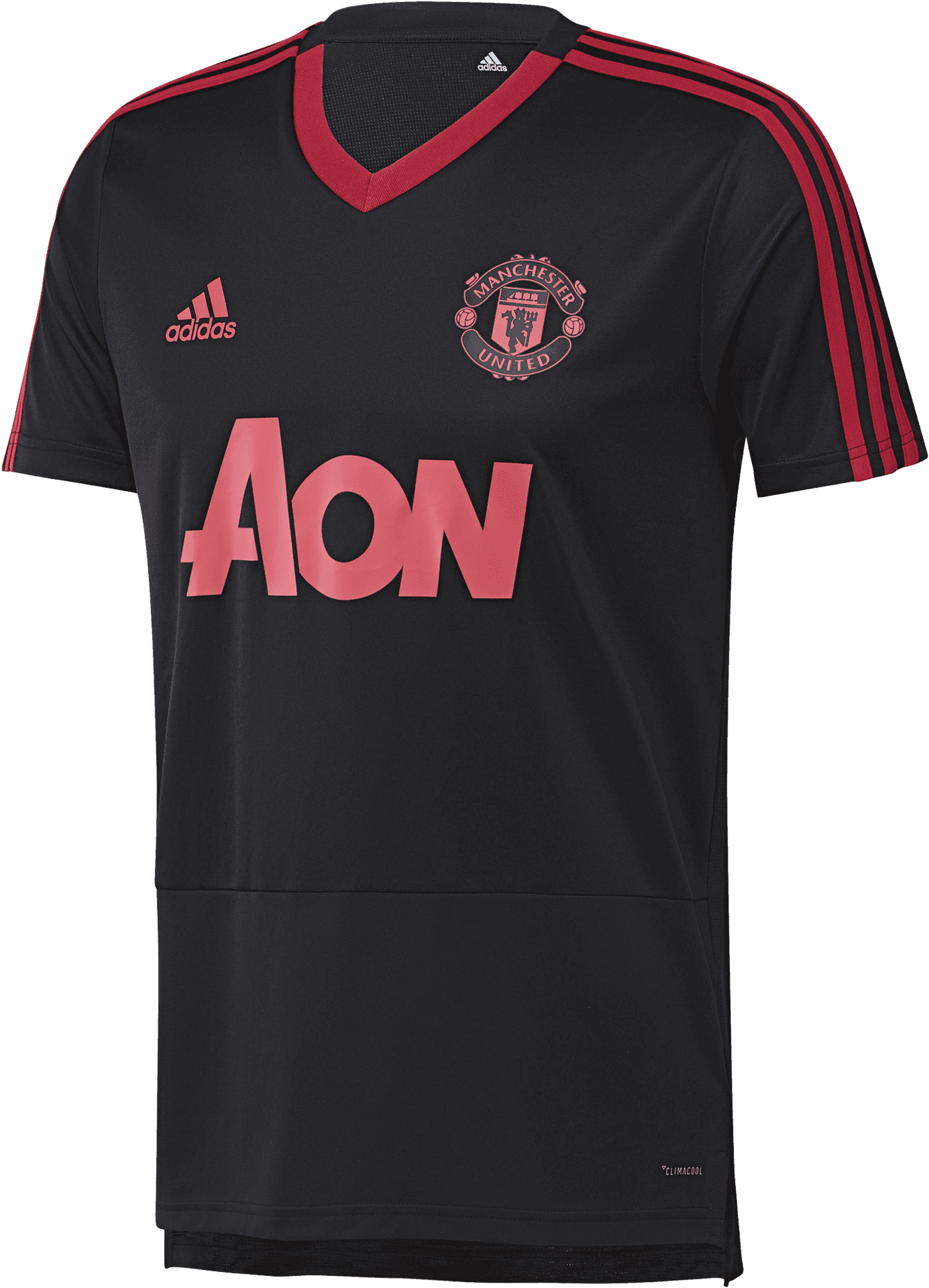 Manchester United Black A O N Jersey PNG