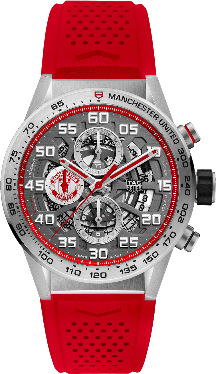 Manchester United Branded Luxury Watch PNG