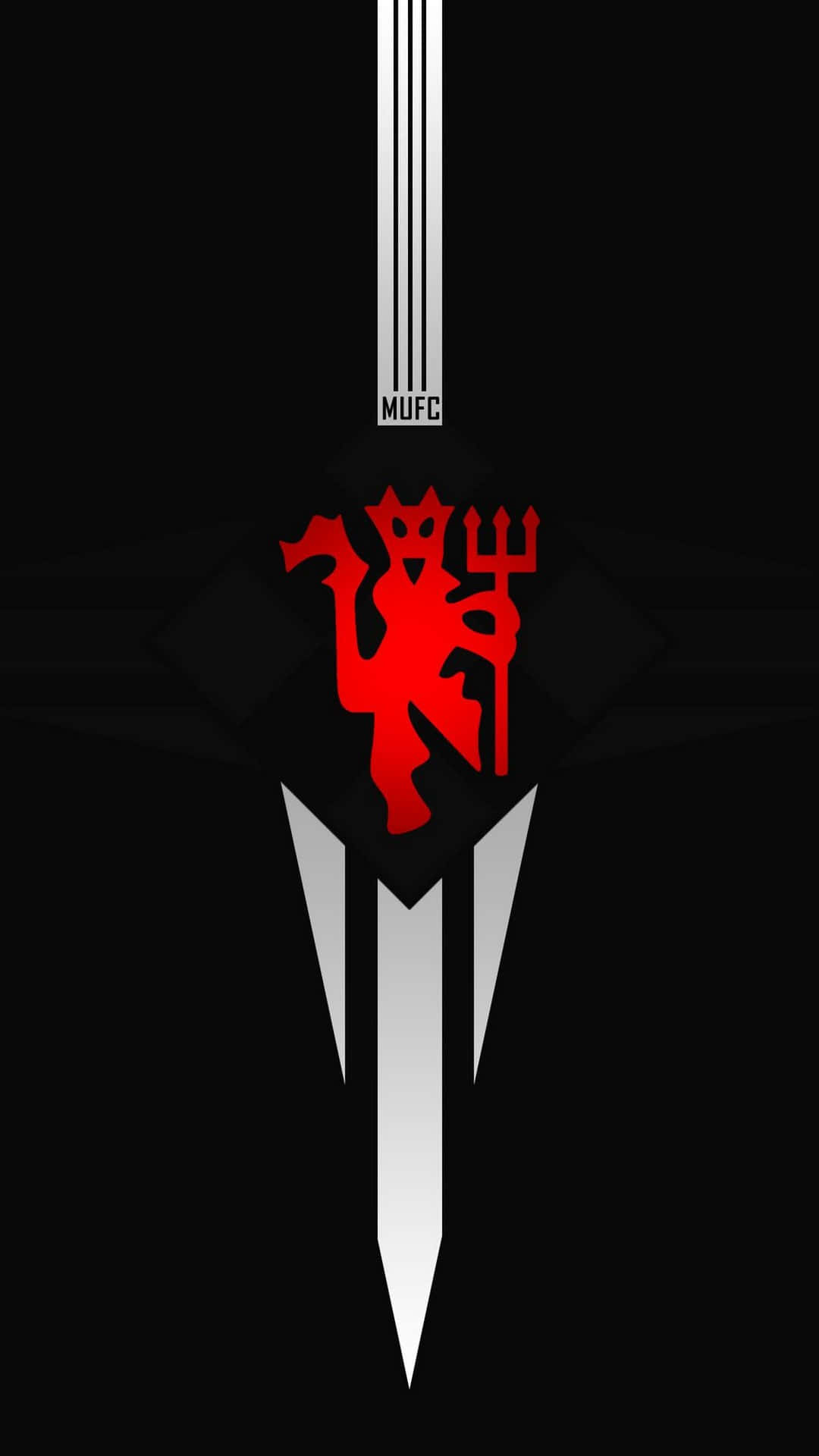 Manchester United Iphone Black And Red Wallpaper