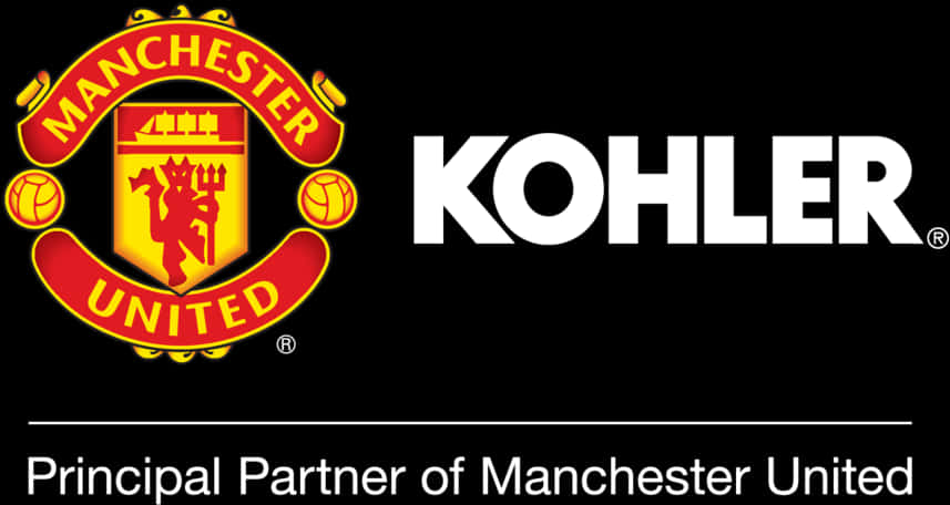 Manchester United Kohler Partnership Logo PNG