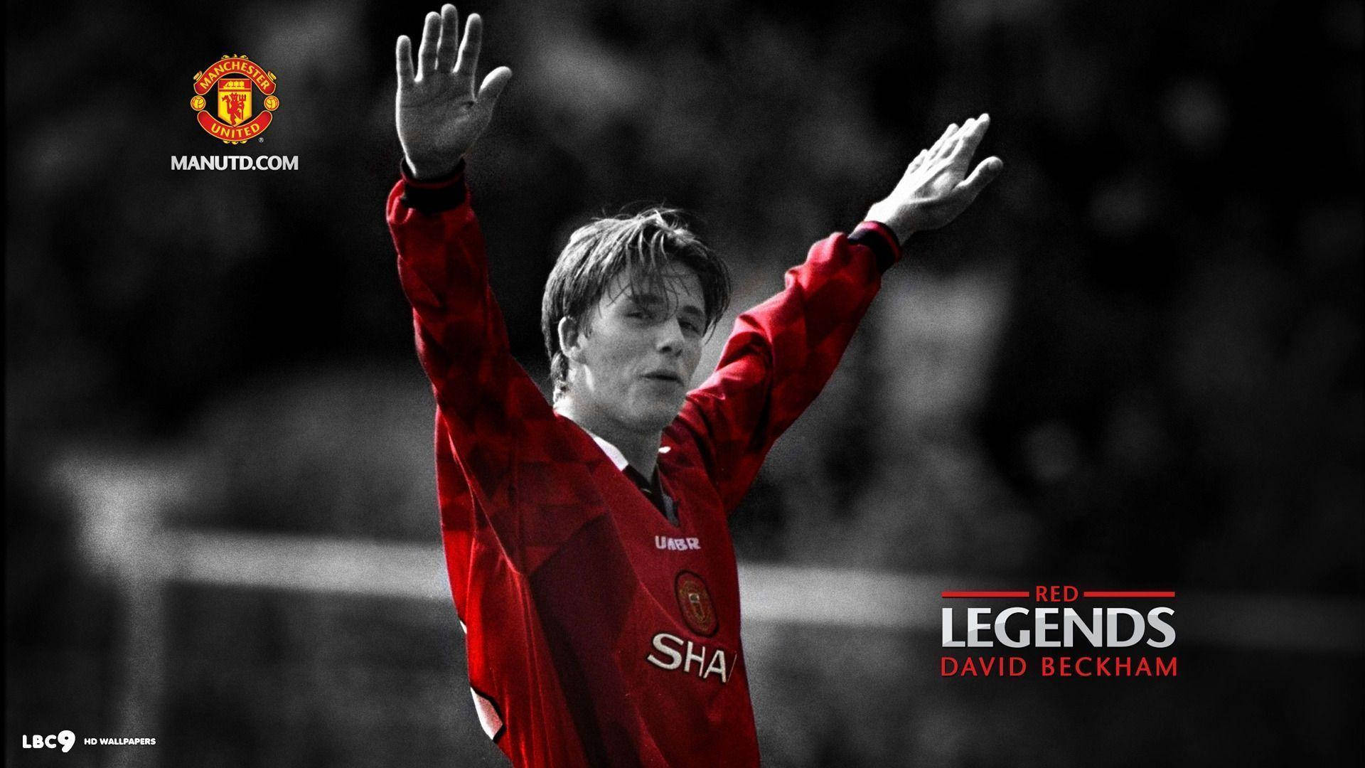 Manchester United Legend Players: David Beckham Wallpaper