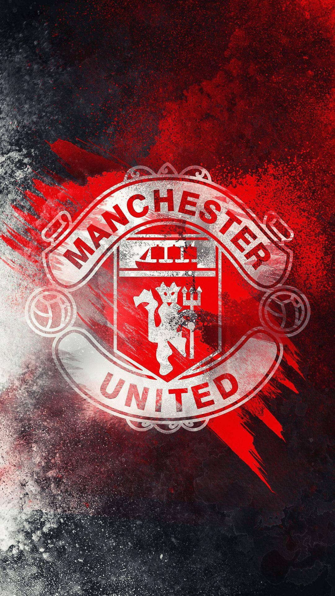 Manchester United Logo Abstract Art
