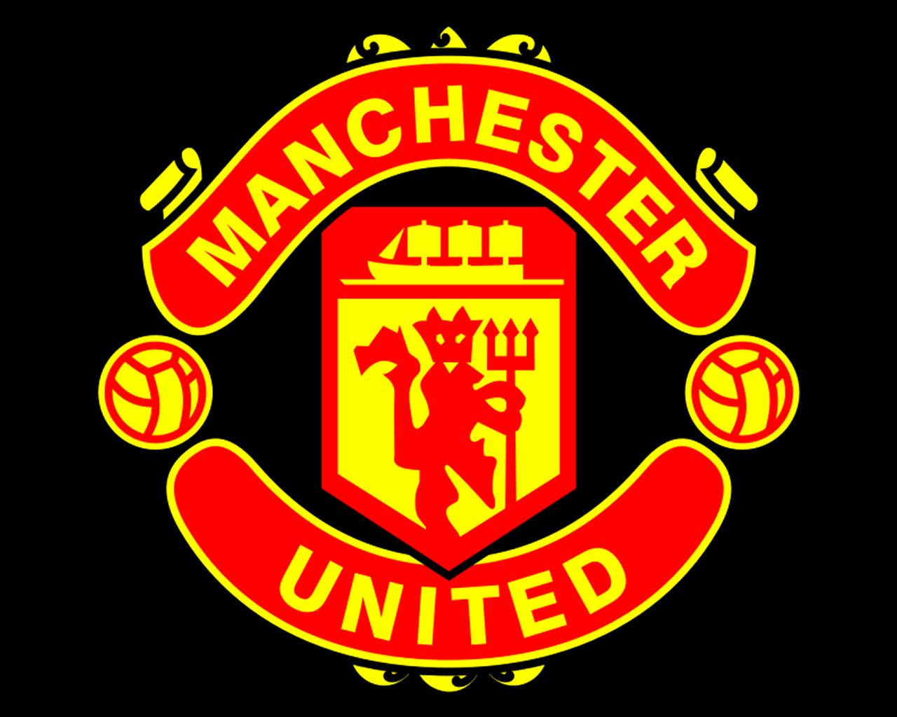 Manchester United Logo Fodboldklub Tapet Wallpaper