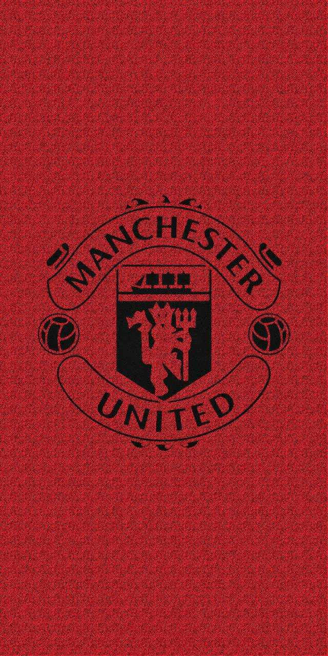 Download Manchester United Logo Minimalist Red Wallpaper 