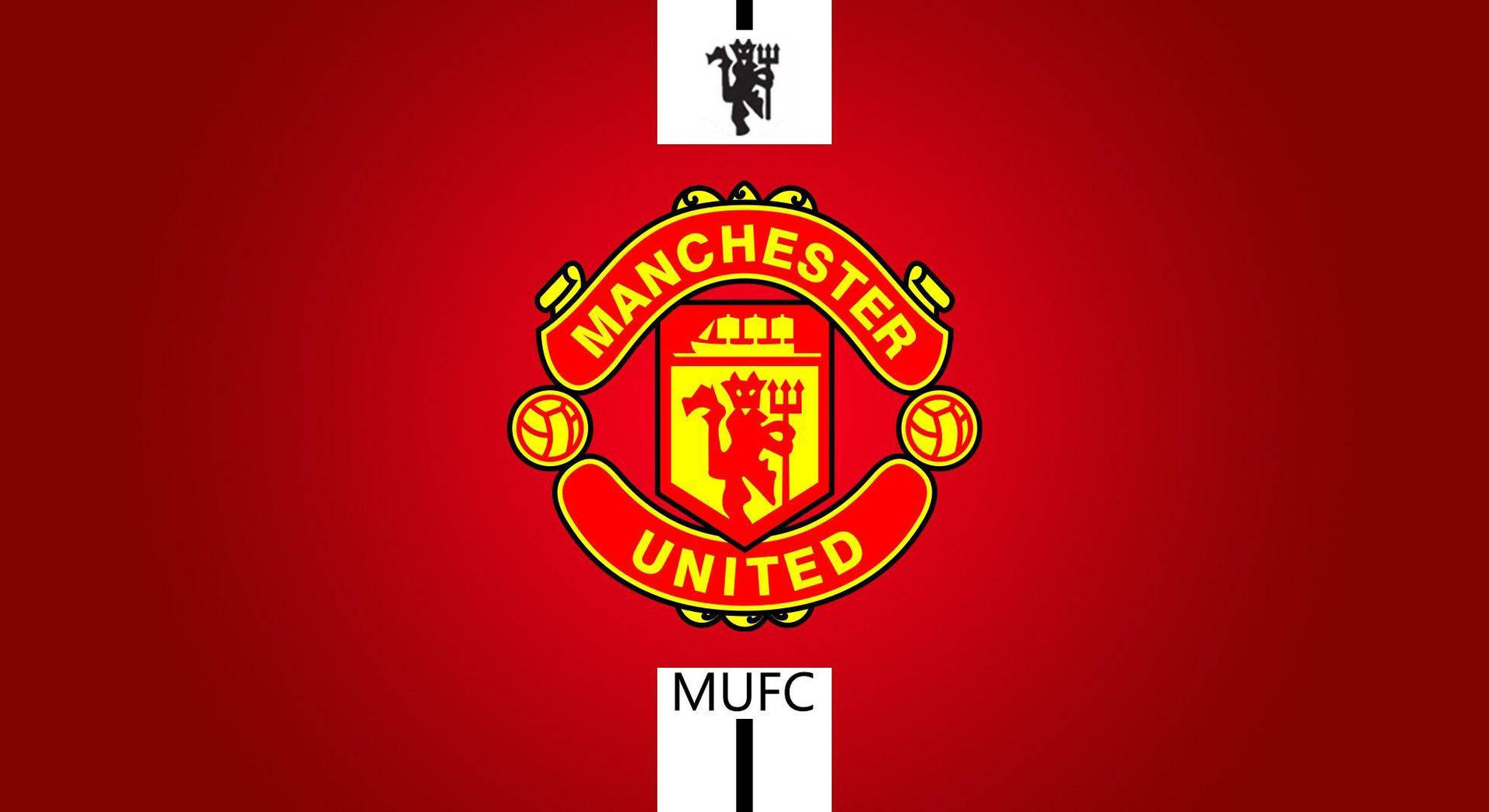 Manchester United Logo White And Red