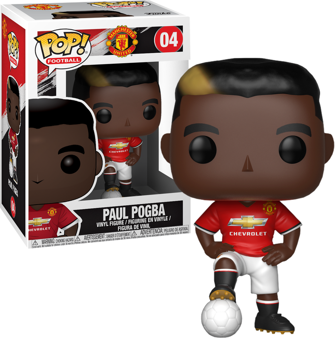 Manchester United Paul Pogba Funko Pop PNG