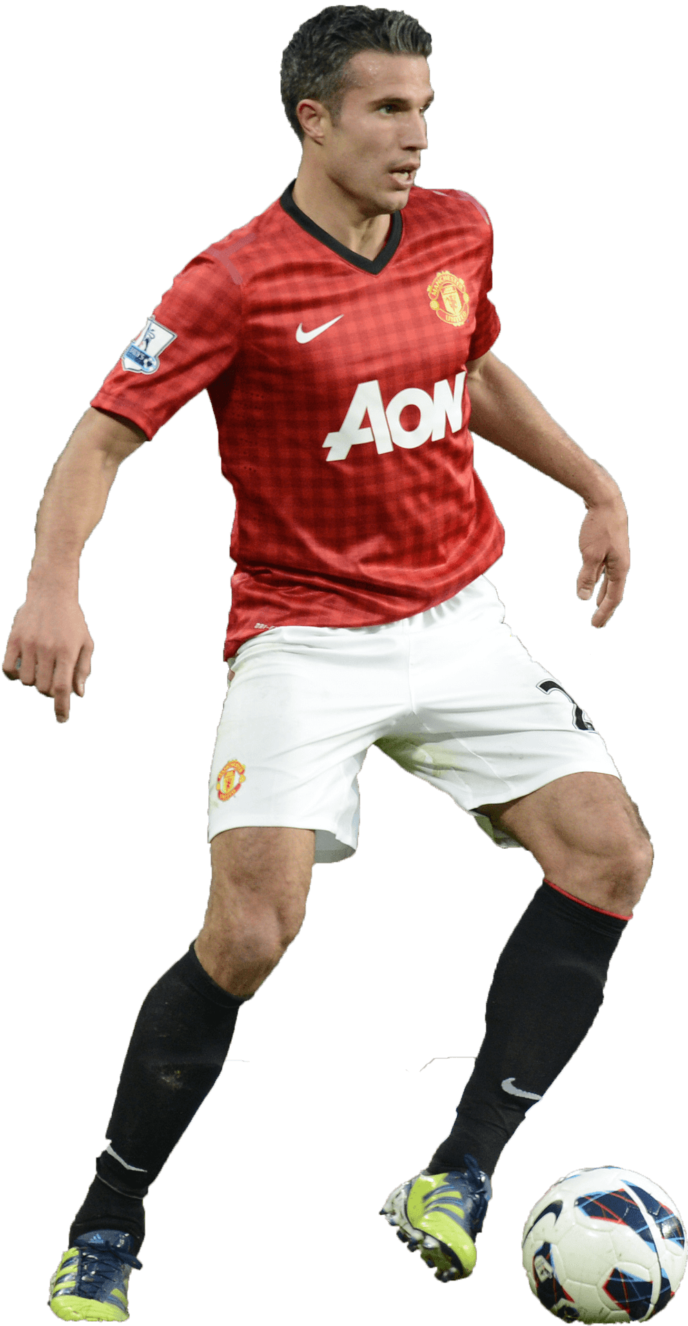 Manchester United Player Action Shot PNG