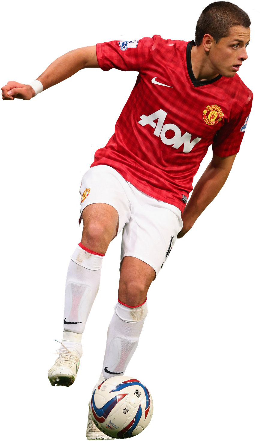 Manchester United Player Dribbling PNG